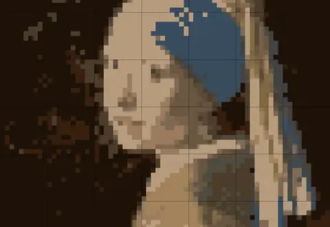 Cross-stitch chart made with Gridloom