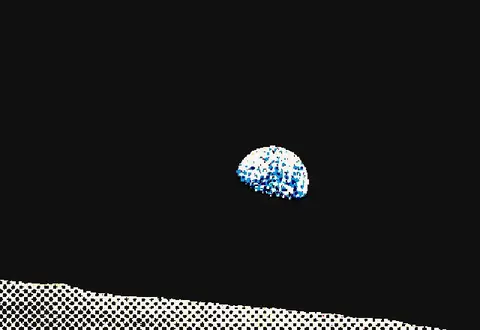 CMYK halftone example