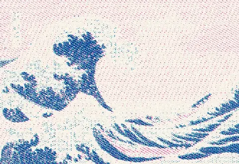 Riso separation made with Gridloom