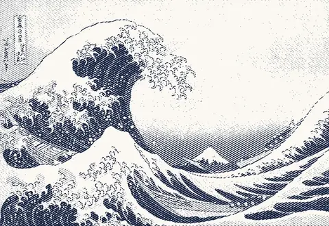 Single-ink engraving example